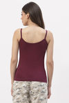 Floret Cotton Camisole (Pack of 2) - Wine Pink — thumbnail 7